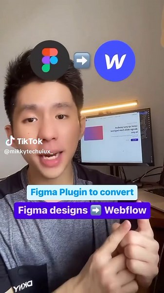 Convert your Figma design to Webflow using this one plugin #uiux #productdesign #design #figma #creatorsearchinsights
