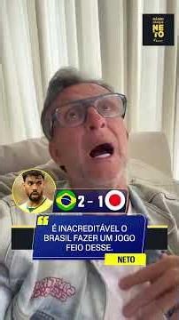 NETO DIDN'T APPROVE OF BRAZIL'S PERFORMANCE AGAINST JAPAN.. WHAT ABOUT YOU, SPORTS FAN? 🤔🇧🇷 #shorts