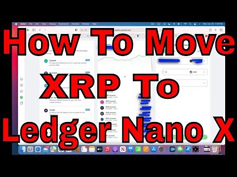 Learn How to Move XRP to an open Ledger Nano X