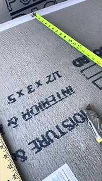How to cut Cement Board Perma Base, Backer Board.