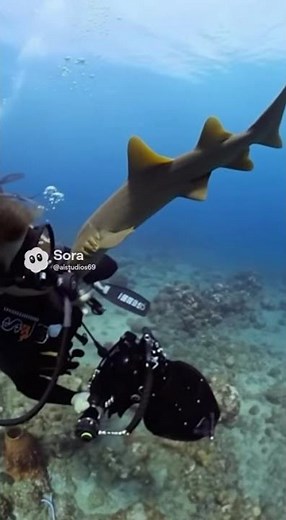 Close Encounter: The Shark's Gaze 🦈🌊