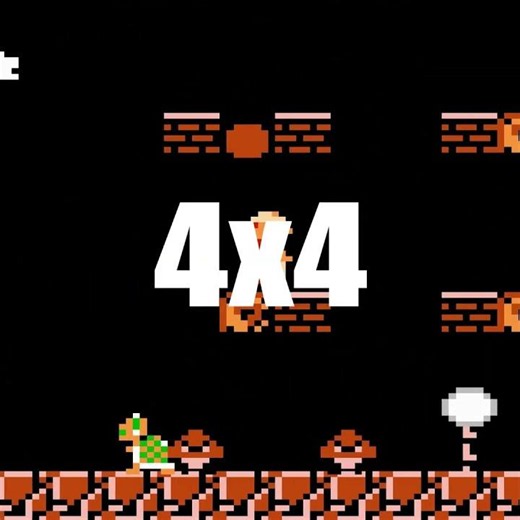 REDUCED PIXELS In Super Mario Bros. (NES)!