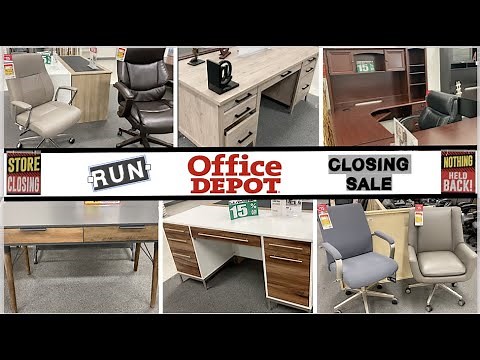 BIG SALE Office Depot CLOSING - Everything Must GO! I Office Furniture I Shop with Me