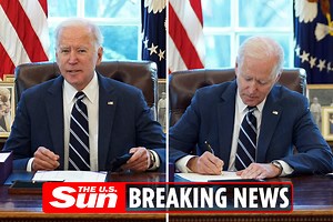 Biden signs $1.9T stimulus bill in Oval Office ahead of $1.4K cash rollout