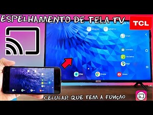 COMO ESPELHAR | TRANSMITIR A TELA DO CELULAR PARA A TV TCL ANDROID DE QUALQUER MODELO | 2026