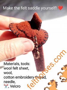 Felt Saddle Sewing Pattern, for Horse, Pdf,wool Toys,tutorial, Horse Lovers, Eco,present, Decoration,home, Animals, - Etsy