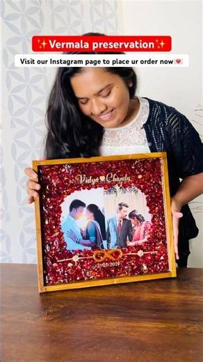 Wedding garland perseveration| comment for details #weddinggarland #resinframes #preservation