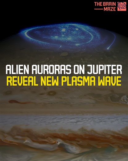 Jupiter’s auroras are bigger, stranger, and far more powerful than Earth’s. But what shocking discovery did NASA’s Juno spacecraft uncover hidden within them? Could these plasma waves reshape our understanding of space weather and planetary shields? According to Physical Review Letters and research led by the University of Minnesota, these findings may reveal secrets not just about Jupiter, but about worlds beyond our own. Watch as we uncover what lies inside these alien lights. | The Brain Maze