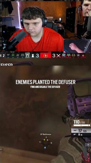 Insane Clutch... #gaming #r6hub #livestream #r6le #twitchstream #cod #r6sace