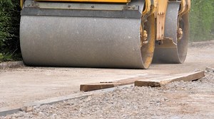 Footage Road Roller Leveling Soil Substructure Stock Footage Video (100% Royalty-free) 1086162227 | Shutterstock