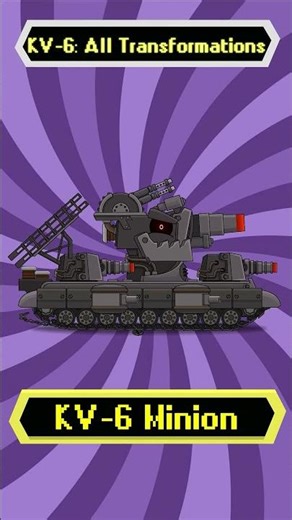 EVOLUTION OF KV-6 #cartoons #animation #cartoons_about_tanks #homeanimations #shorts #shortsfeed