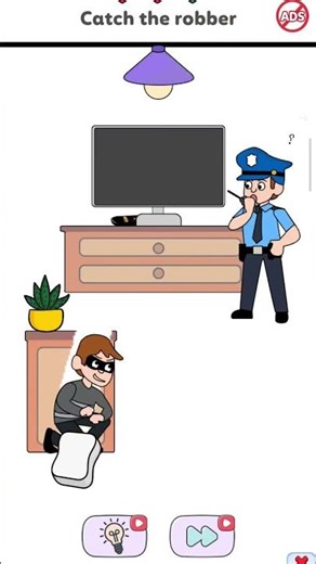 #deletepuzzle Catch The Robbe...😶‍🌫 #gamingshorts #puzzlegame