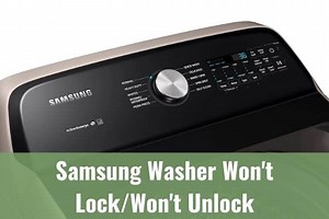 Samsung Washer Won't Lock/Won't Unlock - Ready To DIY
