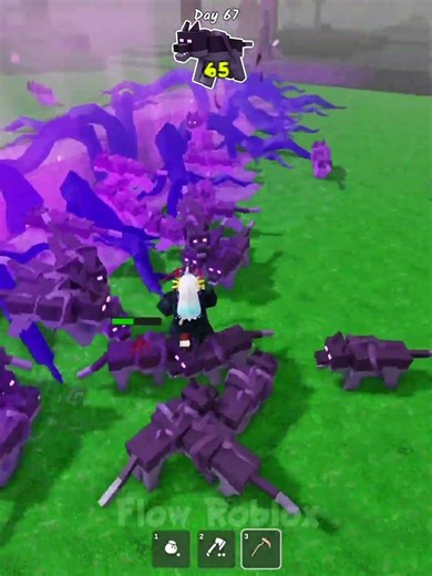 Vampire vs 100 corrupted wolves #99nightintheforest #roblox