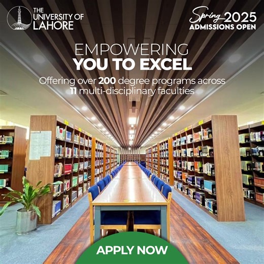 24K views · 50 reactions | Embrace a future full of opportunities and growth. Enroll now for a journey of transformation! Spring 2025, Admissions Open for Undergraduate, Graduate, and Doctoral Programs. Last day to apply: January 31st, 2025 Apply now: https://uol.edu.pk/admissions/ For More Details: Call: 042-111-865-865 WhatsApp: 0325-1865865 Email: admissions@uol.edu.pk | University Of Lahore | Facebook