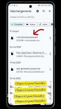 Comment installer une application APK non installée depuis le Play Store ?