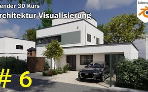 iBlender中文版插件Archipack 教程3D 建筑课程第 6 集 Blender 3 德语Blender