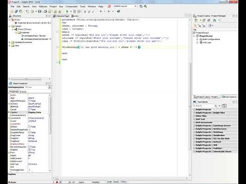 How to use InputBox Using Delphi