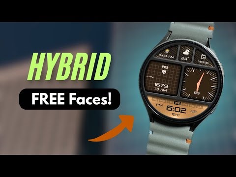 Galaxy Watch 7: FREE Hybrid Faces That Look Sleek & Modern!