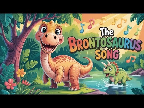 🦕 The Brontosaurus Song | Fun Dinosaur Adventure for Kids 🎵