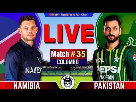 🔴Live: Pakistan vs Namibia, 35th Match T20 World Cup | Live Cricket Match Today | PAK vs NAM Live