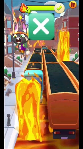 Talking Tom Gold Run but Task Failed Successfully... 🤔🌋 #tomgoldrun #gaming #lava #fypシ゚viral