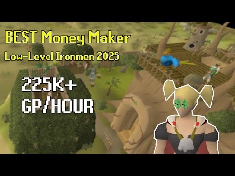 Collecting Eclipse Red - Low Level Money Maker Ironman (OSRS 2025)