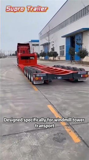 Supro low bed trailer#automobile #heavyequipment #heavytransport #transportation #transport