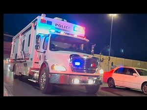 TACTICAL COMMAND CENTER RESPONDING - Las Vegas Metropolitan Police Department Code 3 Response