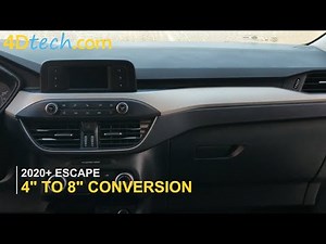 4" to 8" Factory SYNC 3 Upgrade Conversion | 2020+ Ford Escape [Apple CarPlay & Android Auto]