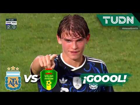 ¡LLEGÓ EL SEGUNDO! Argentina 2-0 Mauritania | Partido de preparación al Mundial 2026 | TUDN