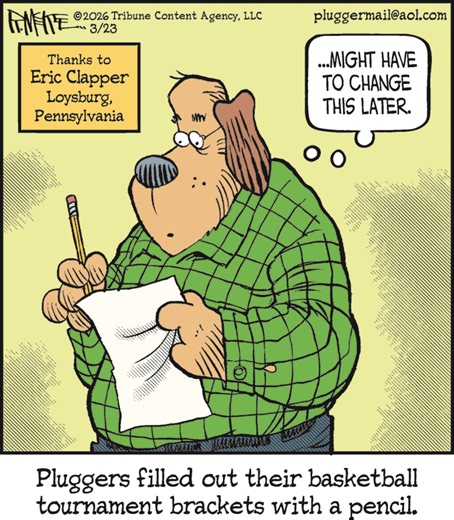 Pluggers Comic Strip 2026-03-23 | Comics Kingdom
