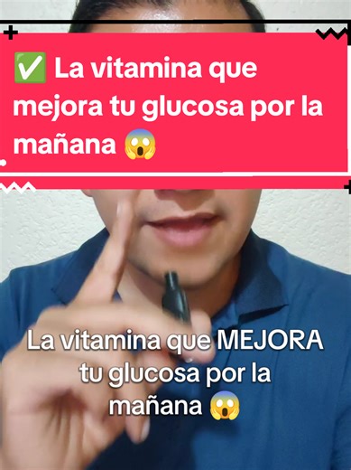 La vitamina que mejora tu glucosa por la mañana