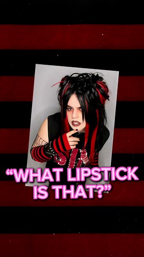 MALLGOTH Lipstick Review 🖤 Y2K Emo Aesthetic