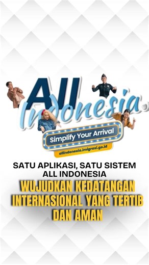 #SobatKemhan, aplikasi All Indonesia hadir untuk memudahkan pelaporan kedatangan internasional bagi WNI dan WNA melalui satu kali pengisian, mulai tiga hari sebelum tiba di Indonesia. Layanan imigrasi, kepabeanan, kesehatan, hingga karantina kini terintegrasi dalam satu sistem yang cepat, aman, dan efisien, termasuk pendaftaran kolektif. Pengelolaan kedatangan yang tertib dan terintegrasi ini tidak hanya meningkatkan kualitas layanan publik, tetapi juga menjadi bagian dari penguatan ketahanan na