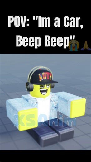 POV: "Im a Car, Beep Beep" || Roblox Stop-Motion Animation #robloxanimation #meme #undertale