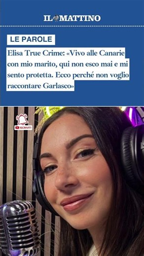 ​Elisa True Crime: «Vivo alle Canarie con mio marito, qui non esco mai e mi sento protetta»