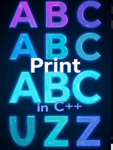 Print Alphabet A–Z Using ASCII in C++ (Easy Programming Trick) #ascii #cplusplus