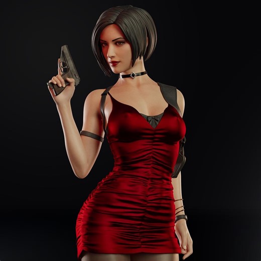 Ada Wong - Resident Evil STL 3D Print Model - Etsy