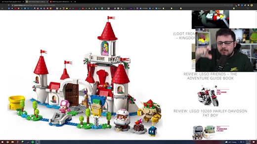 Lego Peach's Castle revealed!