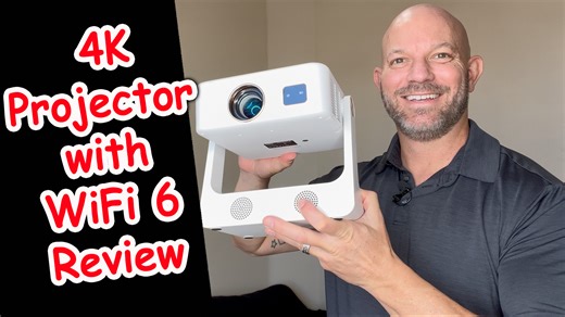 Watch 4K Projector with WiFi 6 Review & Demo on Amazon Live