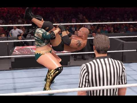 Goldberg Vs Tiffani Max | Goldberg is back in WWE 2K24 | Gameplay Part 48