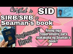 Paano kumuha ng Seaman's Book at SID 2023 | Anong mga requirements | Magkano magagastos?