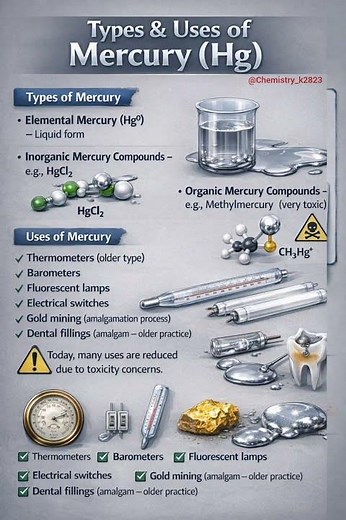 Mercury (Hg) – The Only Liquid Metal #chemistry #neet #reaction #intermediate #mercury #chemical