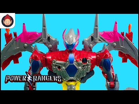 Power Rangers Movie 5-in-1 Megazord Complete Set Action Figure Toys R Us Unboxing