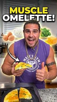 High protein breakfast omelette