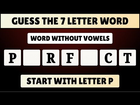 Guess the 7-Letter Word - P Letter Words 💥 | Word Challenge