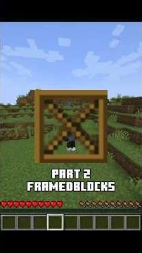 Showcasing Minecraft Java Mods. Part 2: FramedBlocks