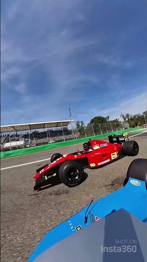 1998 Benetton and 1991 Ferrari F1 in Monza