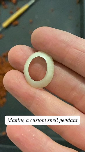 Thw first custom shell of the year! #sandcasting #makingjewellery #shelljewellery #customjewellery #howtosandcast #silverjewellery #sentimentaljewellery #CapCut #fyp #jewellerytok